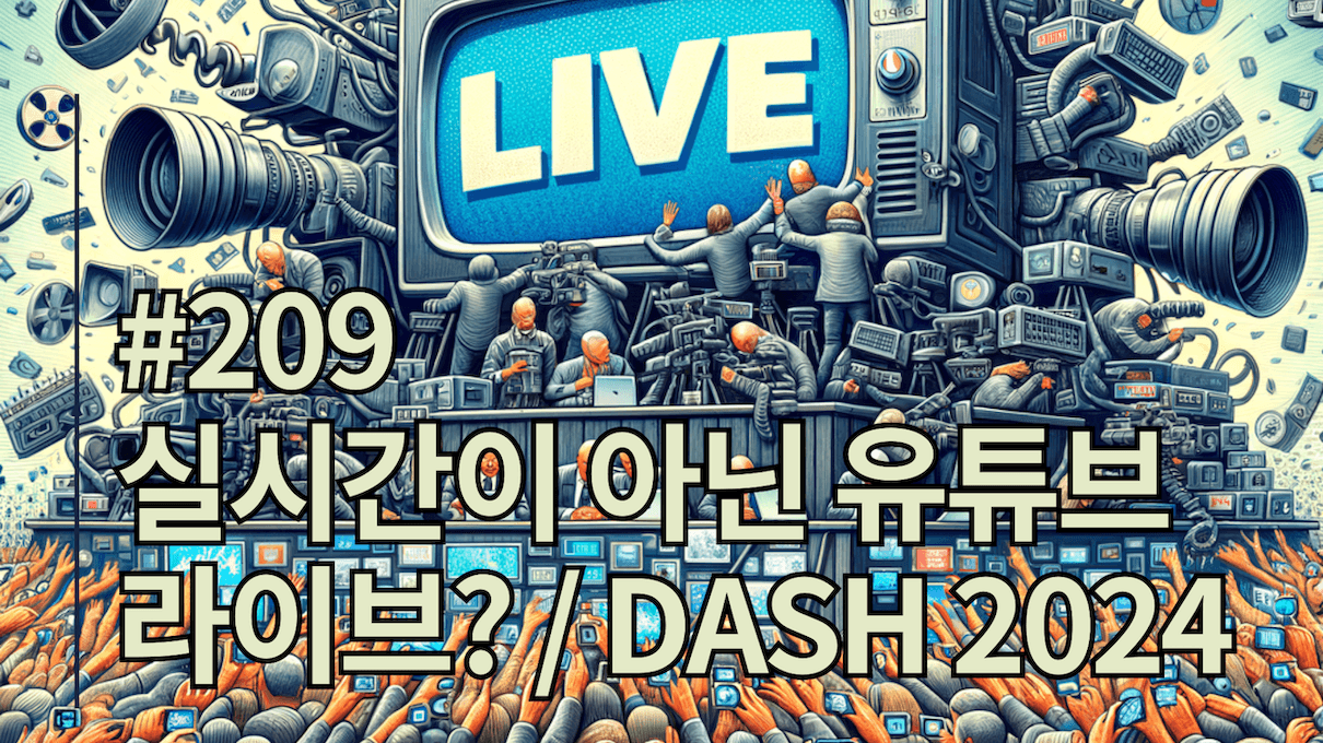 실시간이 아닌 유튜브 라이브 / DASH 2024